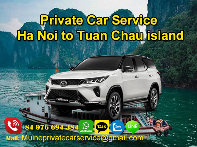 Private Car From Hanoi to Tuan Chau Island
