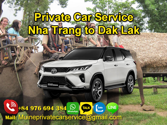Private Car From Nha Trang To Dak Lak