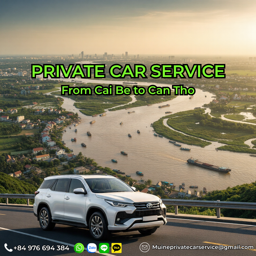 Cai Be to Can Tho Private Car