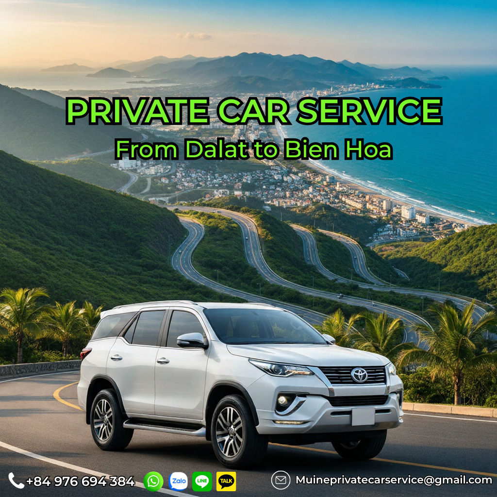 Private car Dalat to Bien Hoa