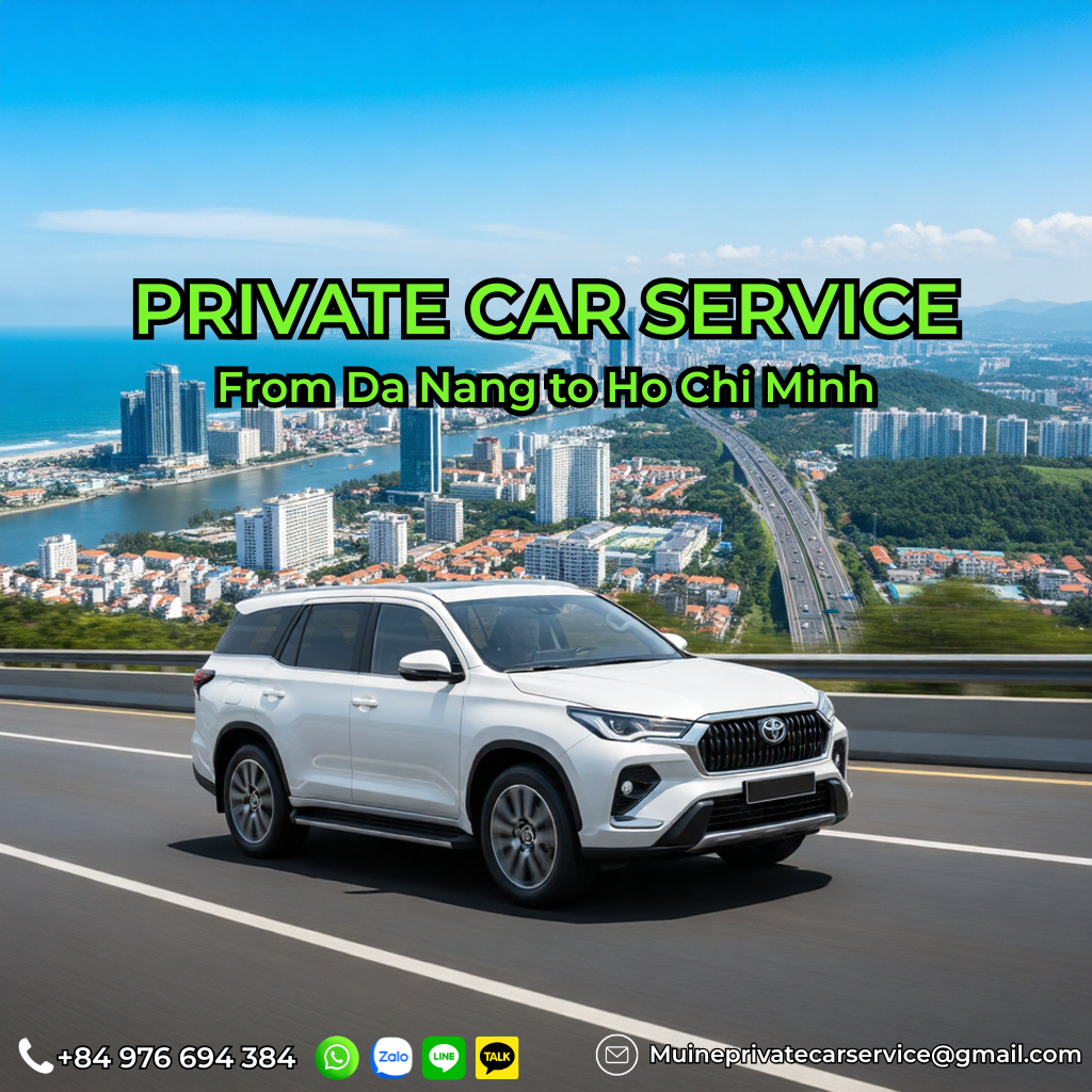 Private car Da Nang to Ho Chi Minh City