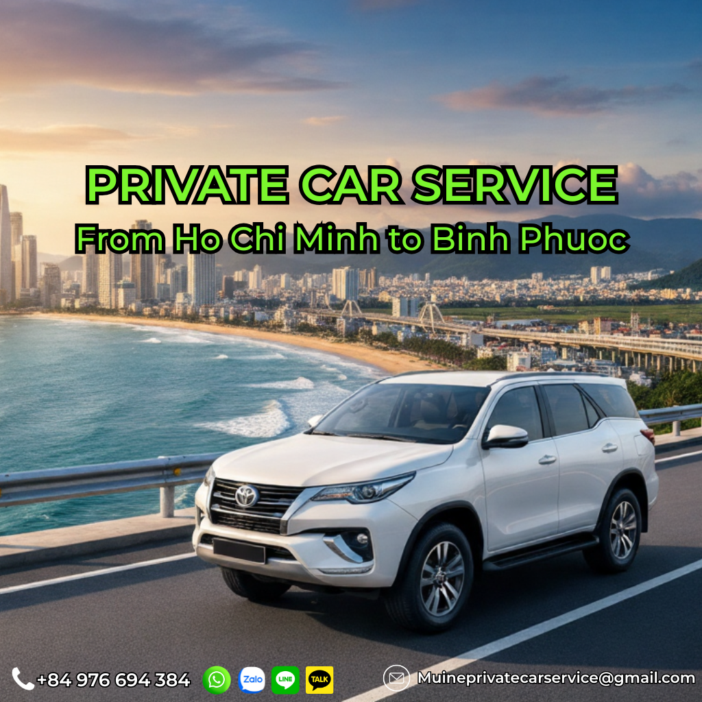 Private car Ho Chi Minh to Binh Phuoc