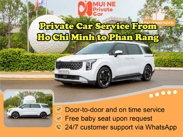 Saigon to Phan Rang Private Car Transfer - Mui Ne Private Car