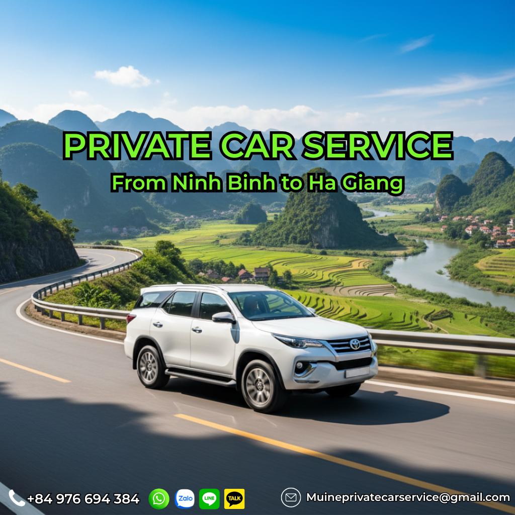 Private car Ninh Binh to Ha Giang