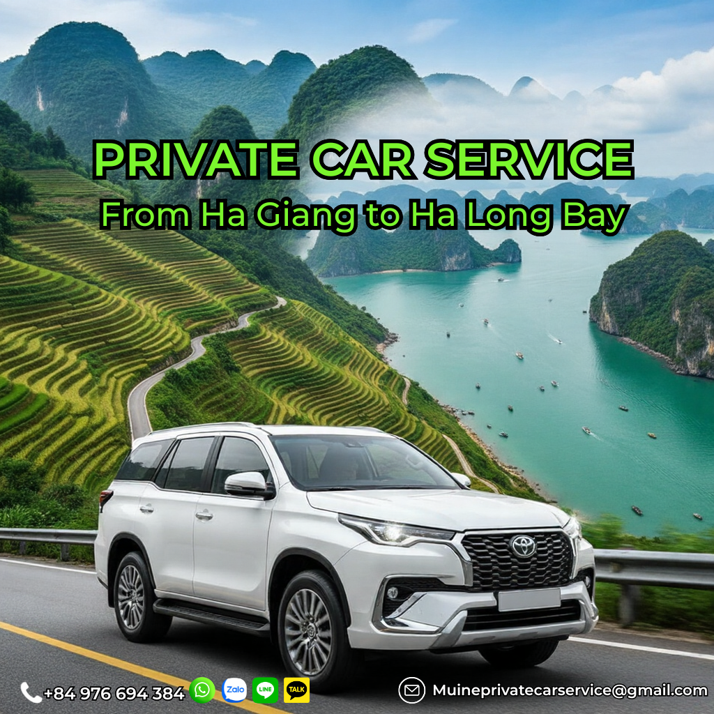 Private car Cat Ba Island to Sapa