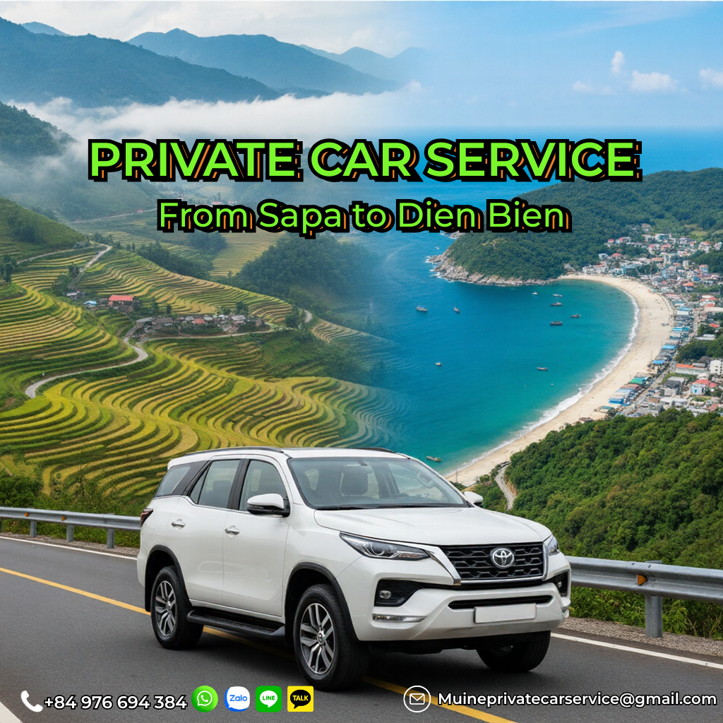 Private car Cat Ba Island to Sapa