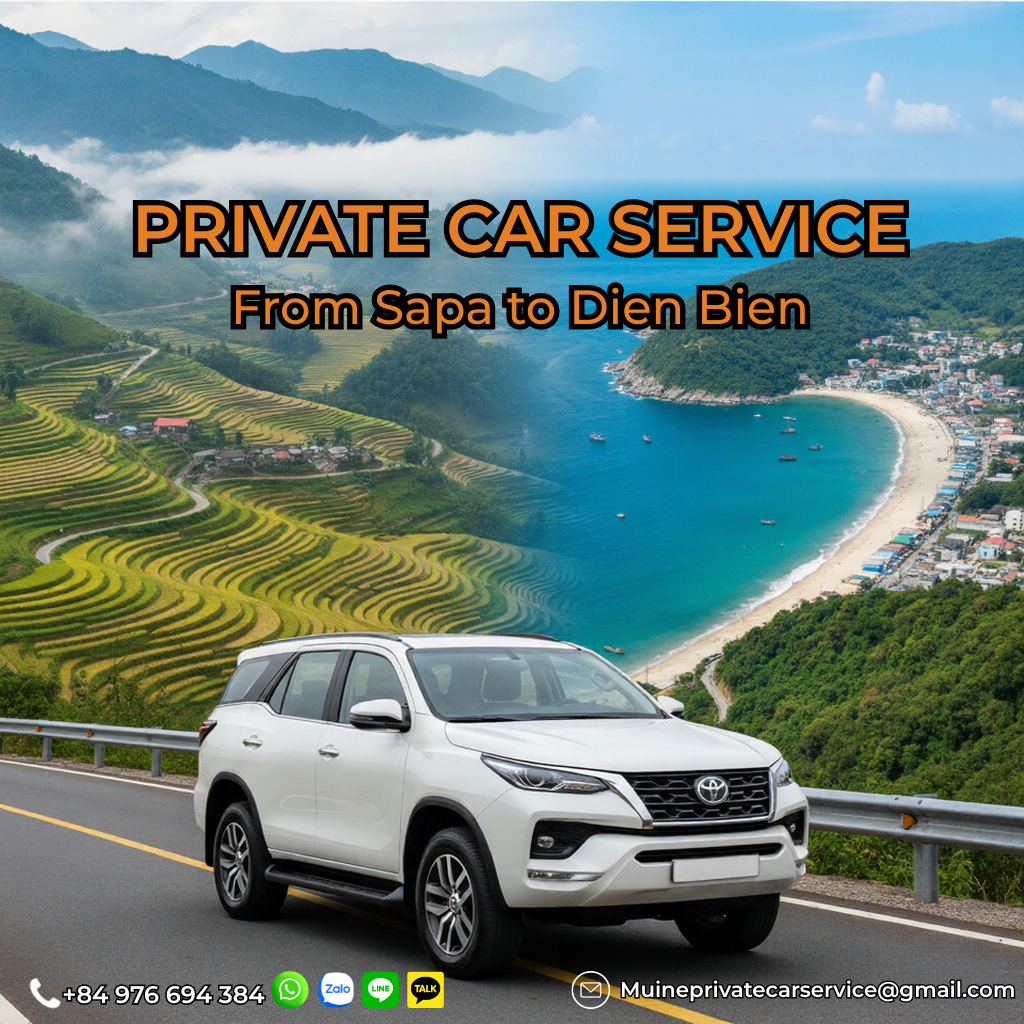 Private car Cat Ba Island to Sapa