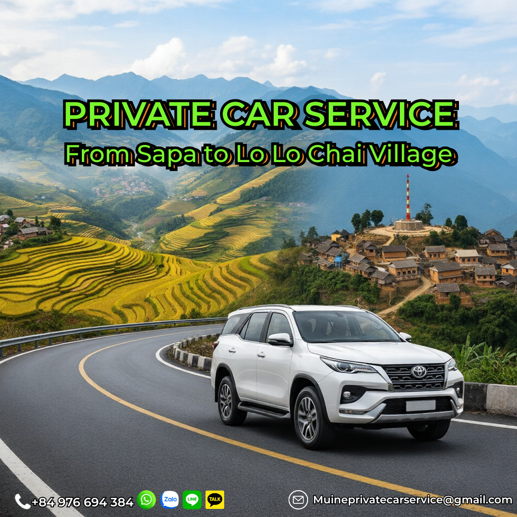 Private car Cat Ba Island to Sapa