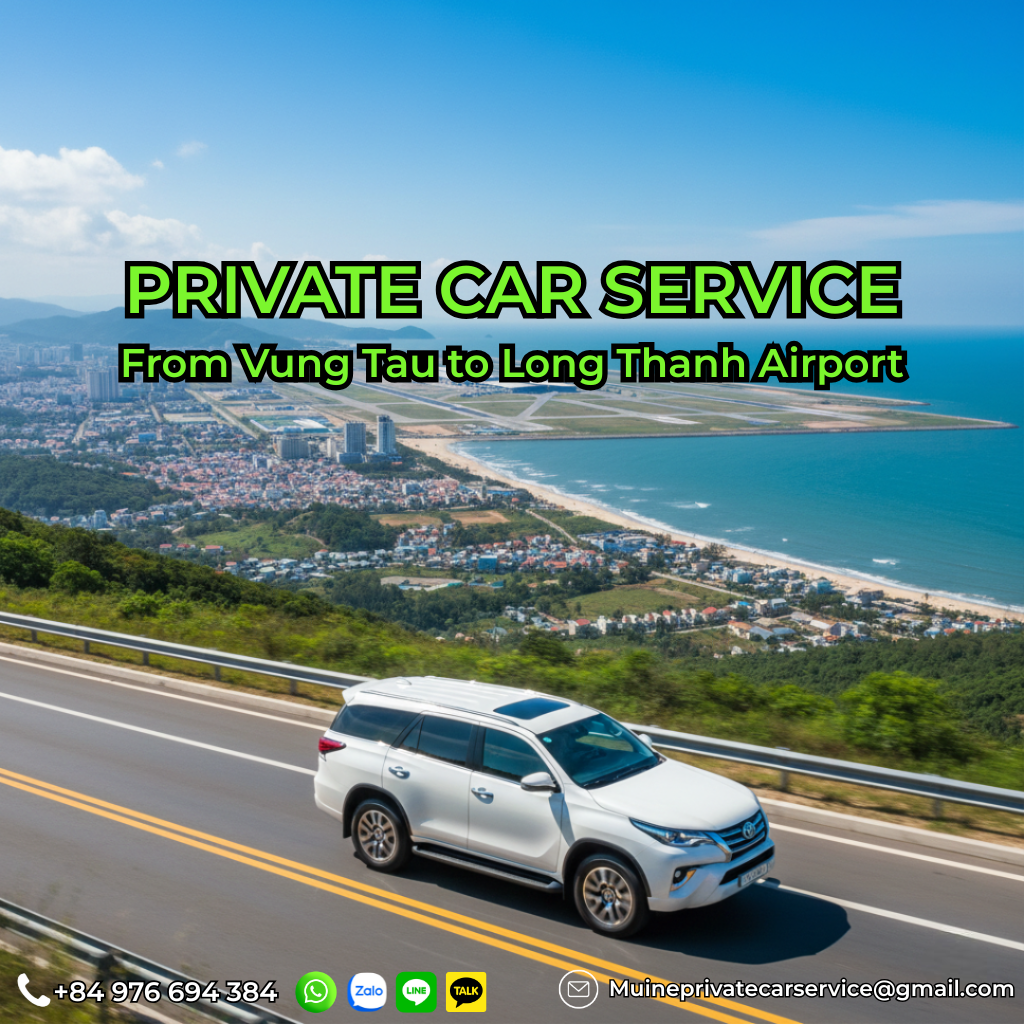 Private car Vung Tau to Long Thanh Airport