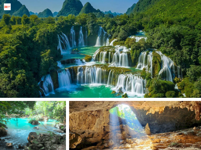 Ban Gioc waterfall-Nguom Ngao-Pac Bo