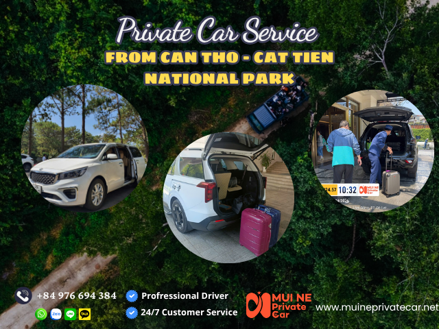 Private car Can Tho to Cat Tien National Park