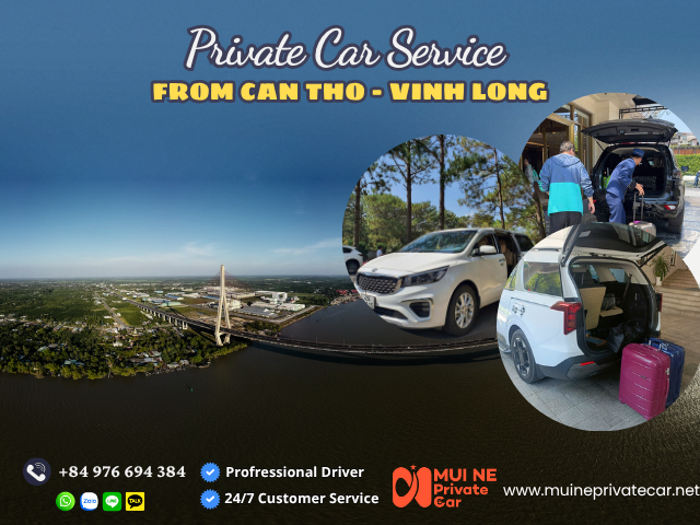 Private car Can Tho to Vinh Long QL1A