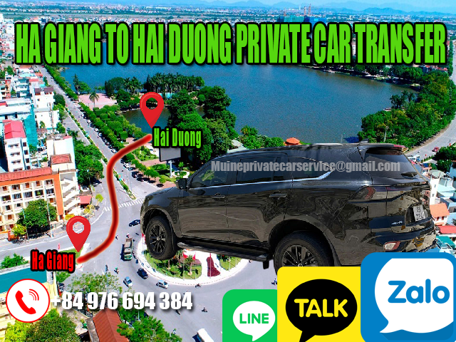 Private car Ha Giang to Hai Duong