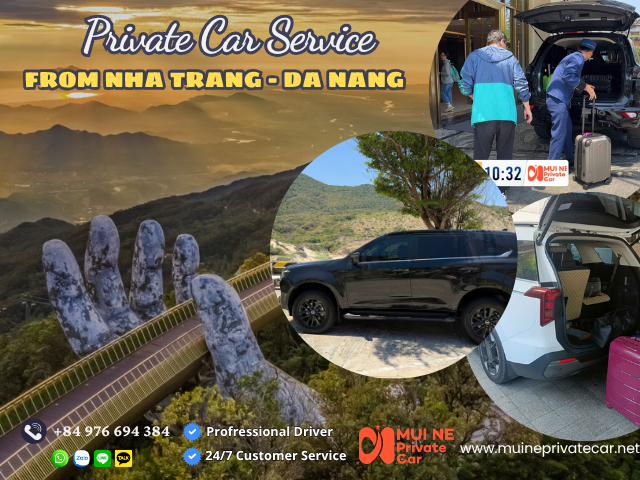 Private car Nha Trang to Da Nang