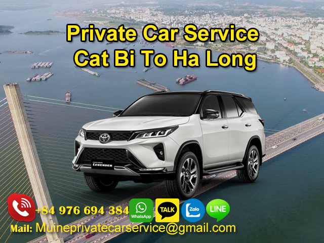 Private-Car-From-Cat-Bi-To-Ha-Long