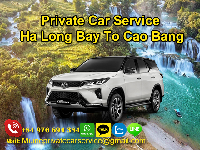 Private-Car-From-Ha-Long-Bay-To-Cao-Bang