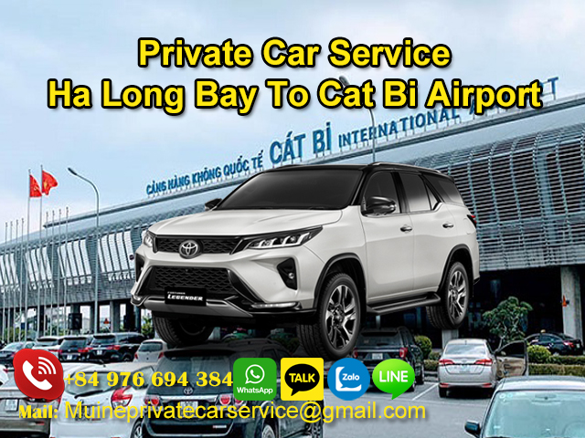 Private-Car-From-Ha-Long-Bay-To-Cat-Bi-Airport