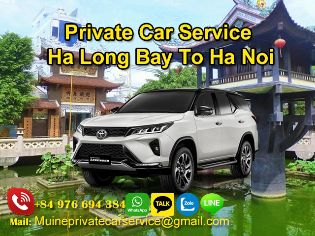 Private-Car-From-Ha-Long-Bay-To-Ha-Noi