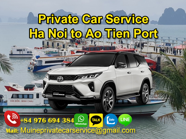 Private-Car-From-Ha-Noi-To-Ao-Tien-Port