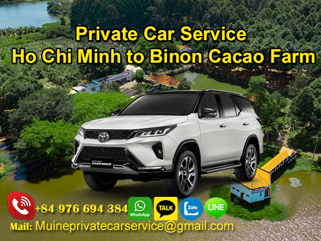 Private-Car-From-Ho-Chi-Minh-To-Binon-Cacao-Farm