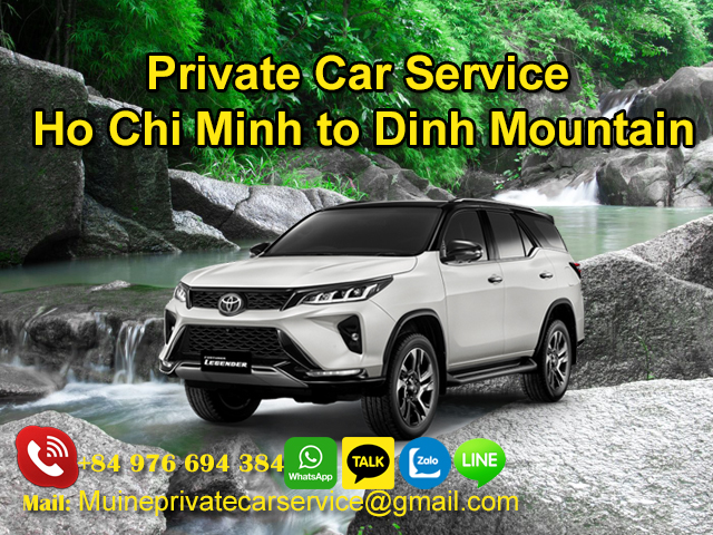 Private-Car-From-Ho-Chi-Minh-To-Dinh-Mountain