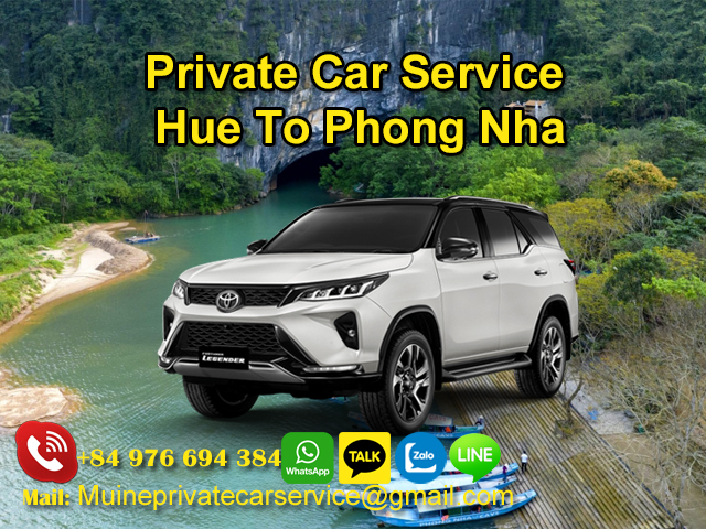 Private-Car-From-Hue-To-Phong-Nha