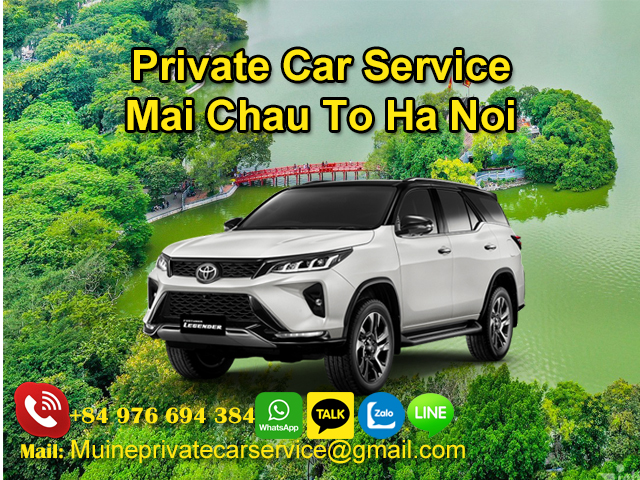 Private-Car-From-Mai-Chau-To-Ha-Noi