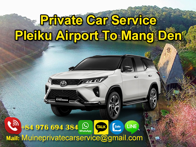 Private-Car-From-Pleiku-Airport-To-Mang-Den