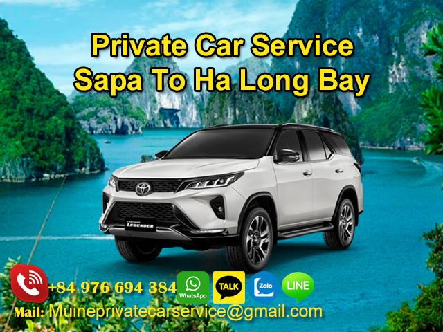 Private-Car-From-Sapa-To-Ha-Long-Bay