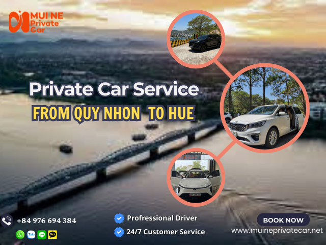 Private Car From Quy Nhon to Hue