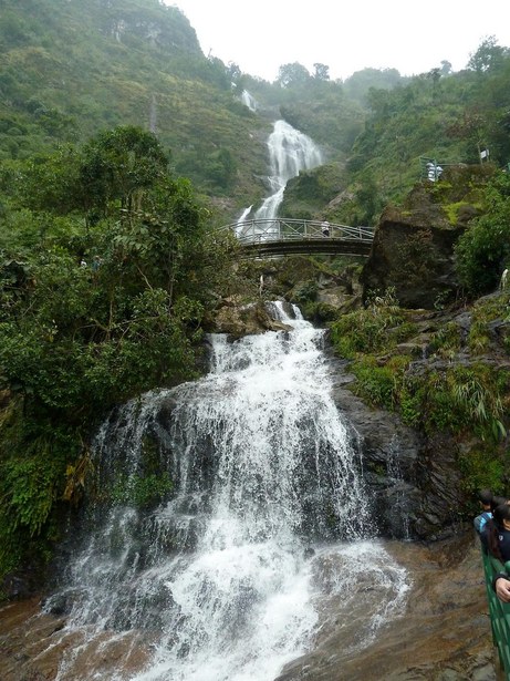 Silver Waterfall (Thac Bac) near Sapa