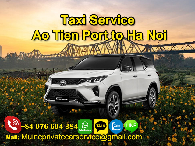 Taxi-From-Ao-Tien-Port-To-Ha-Noi