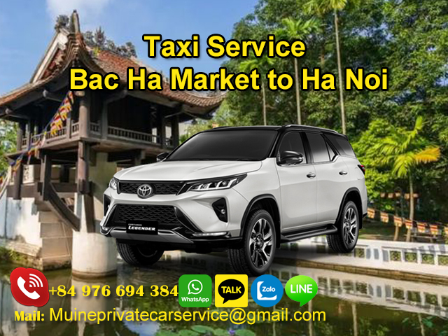 Taxi-From-Bac-Ha-Market-To-Ha-Noi