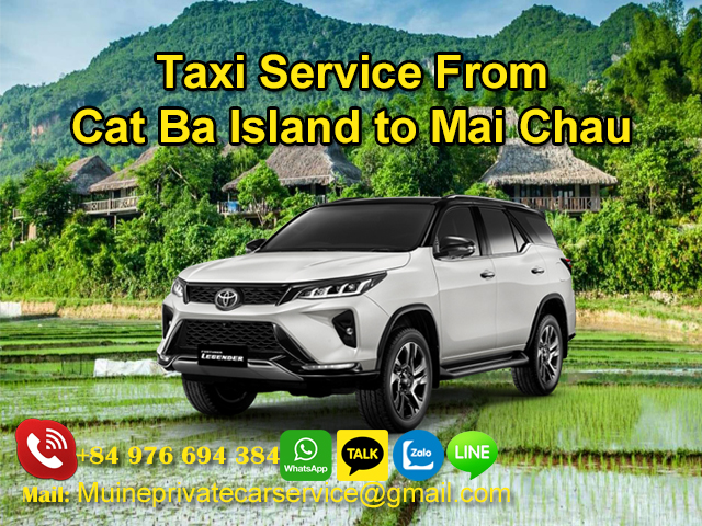 Taxi-From-Cat-Ba-Island-To-Mai-Chau