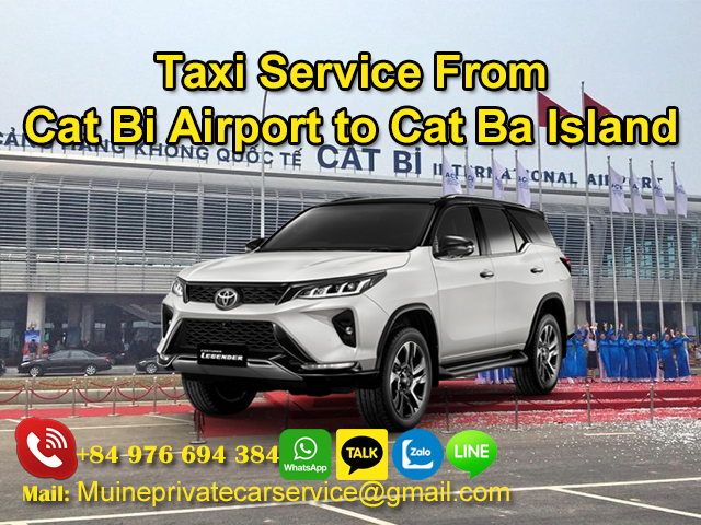 Taxi-From-Cat-Bi-Airport-To-Cat-Ba-Island