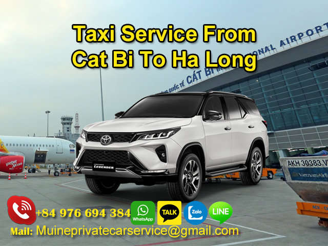 Taxi-From-Cat-Bi-To-Ha-Long