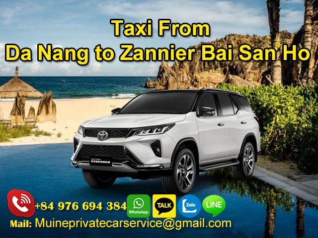 Taxi-From-Da-Nang-To-Zannie-Bai-San-Ho