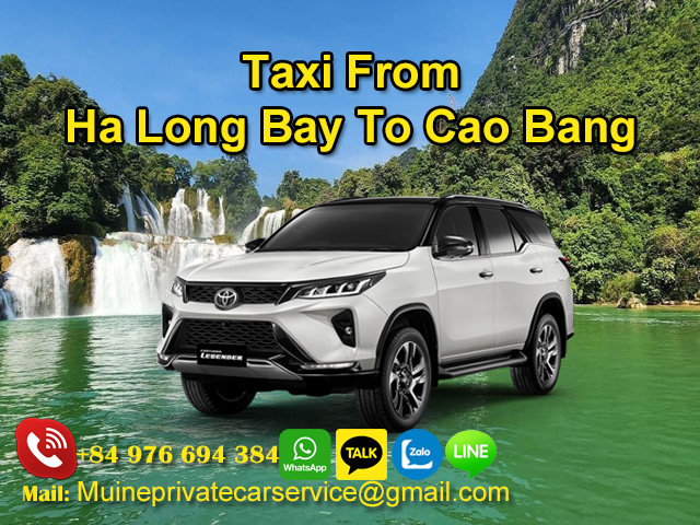 Taxi-From-Ha-Long-Bay-To-Cao-Bang