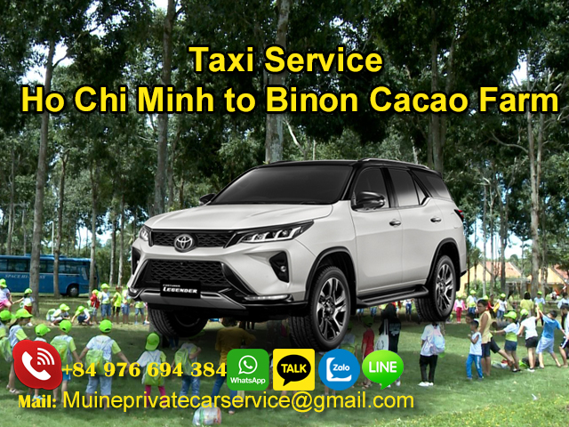 Taxi-From-Ho-Chi-Minh-To-Binon-Cacao-Farm