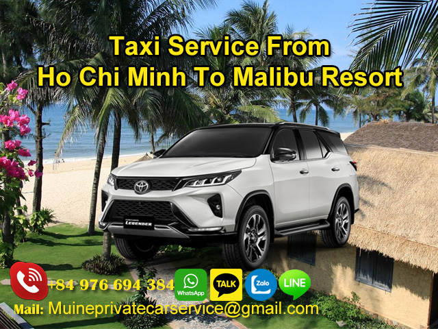 Taxi-From-Ho-Chi-Minh-To-Malibu-Resort