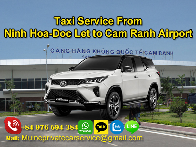 Taxi-From-Ninh-Hoa-Doc-Let-To-Cam-Ranh-Airport