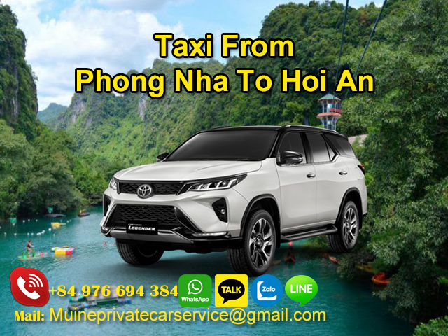 Taxi-From-Phong-Nha-To-Hoi-An