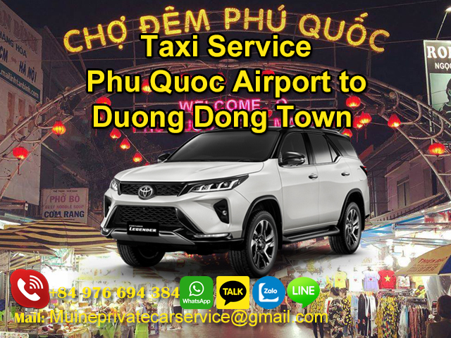 Taxi-From-Phu-Quoc-Airport-To-Duong-Dong-Town