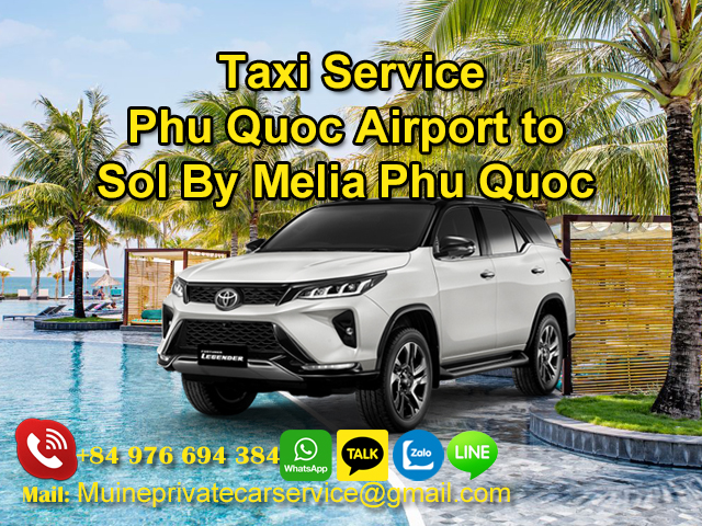 Taxi-From-Phu-Quoc-Airport-To-Sol-By-Melia-Phu-Quoc