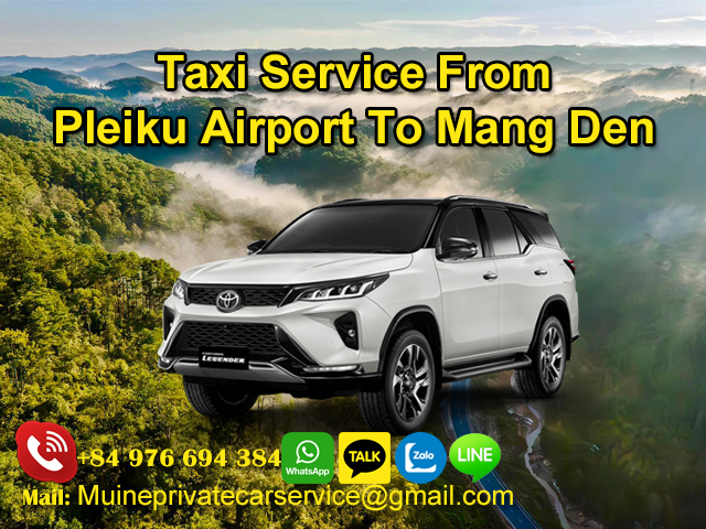 Taxi-From-Pleiku-Airport-To-Mang-Den