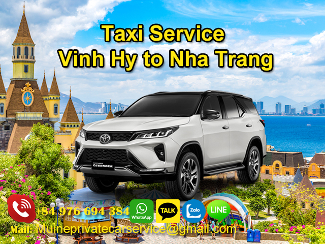 Taxi-From-Vinh-Hy-To-Nha-Trang