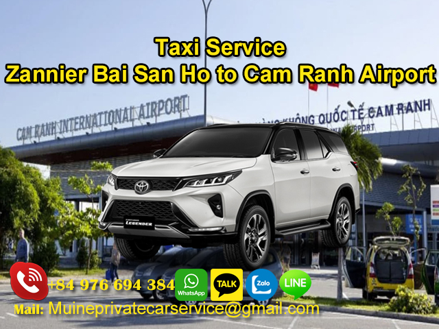 Taxi-From-Zannier-Bai-San-Ho-To-Cam-Ranh-Airport