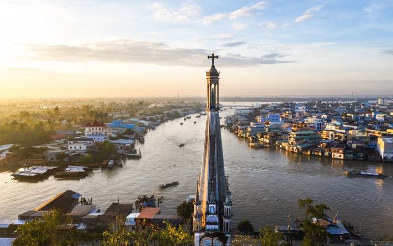 Optimal route selection towards Cai Be Tien Giang