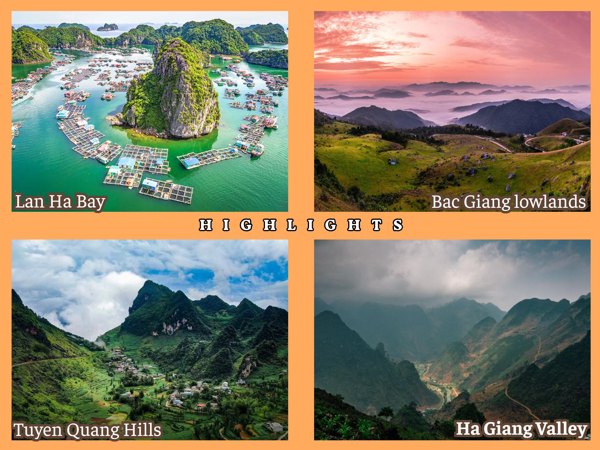 Highlights of the Cat Ba Island to Ha Giang Private Transfer