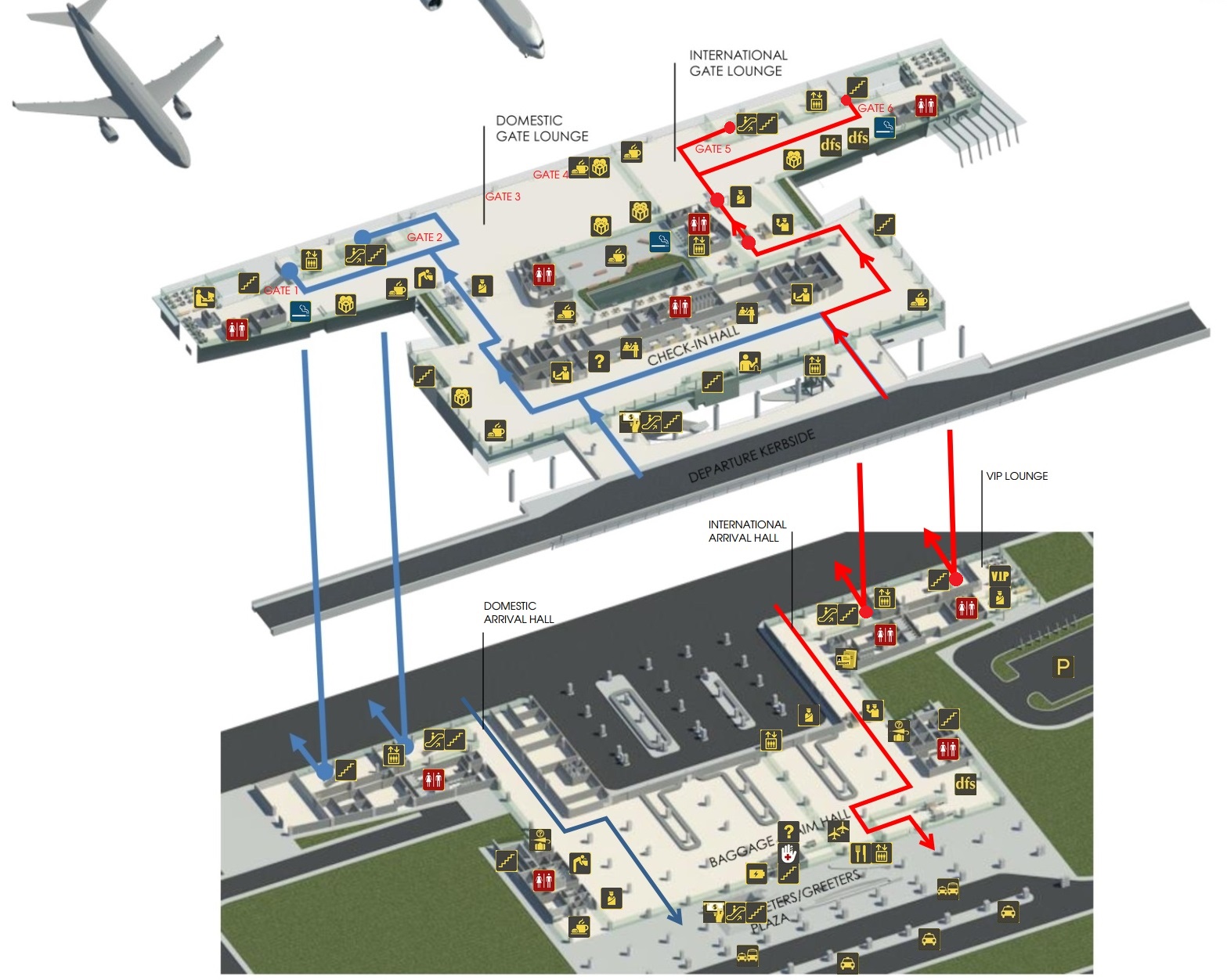Cat Ba to Cat Bi Airport Terminal